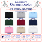 Girls Elementary School Sweatshirt - Colorful Scholar Applique Youth Crewneck