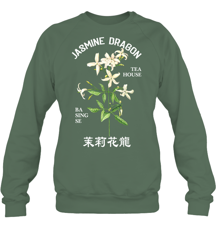 Jasmine Dragon Tea House Sweatshirt - EVYRD420 (Black Shirt)