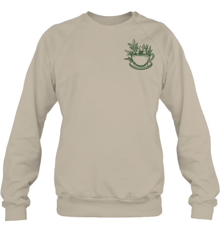 Jasmine Dragon Tea House Sweatshirt - ECOTR3933 (White Shirt)