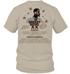Chris Brown Merch 2025 Shirt - ECOBT1406 (Brown - White Shirt)