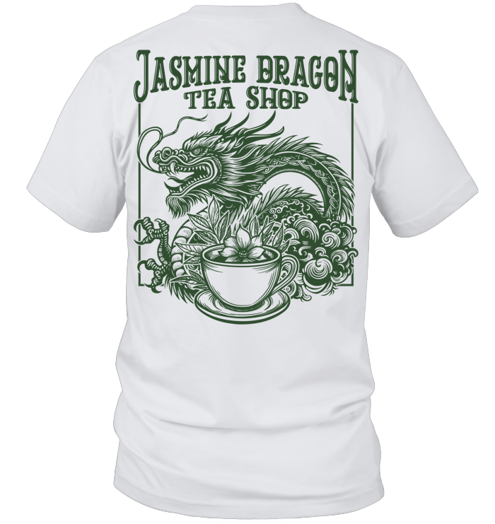 Jasmine Dragon Tea House Sweatshirt - ECOTR3933 (White Shirt)