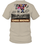 Chris Brown Tour Breezy Bowl XX Shirt - ECOTR4122 (White Shirt)