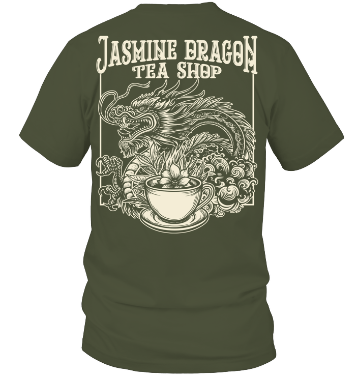 Jasmine Dragon Tea House Sweatshirt - ECOTR3933 (Black Shirt)