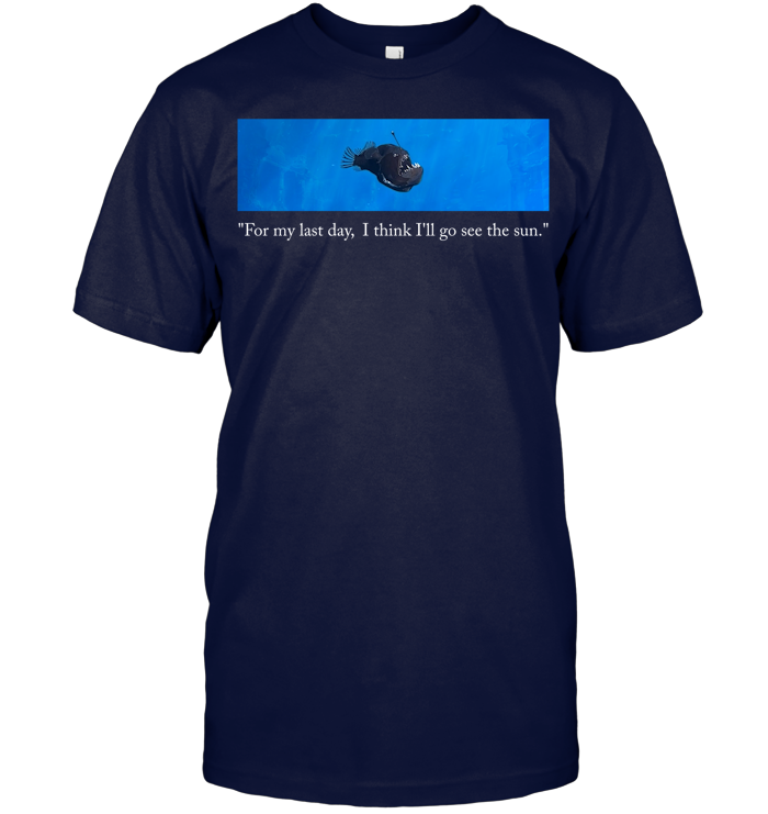 Emotional Angler Fish Shirt - EVYBT1198 (Black Shirt)