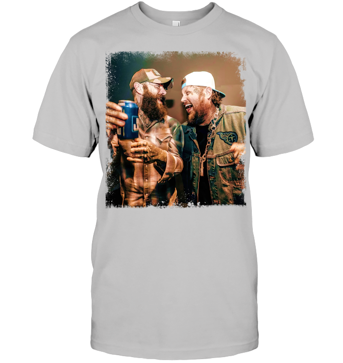 Post Malone Jelly Roll Concert Tour Shirt - ECOLD196 (White Shirt) copy