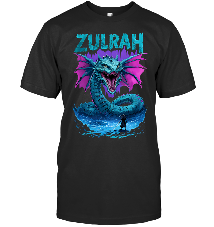 Runescape Zulrah T-Shirt - EVYBT1142 (White shirt)