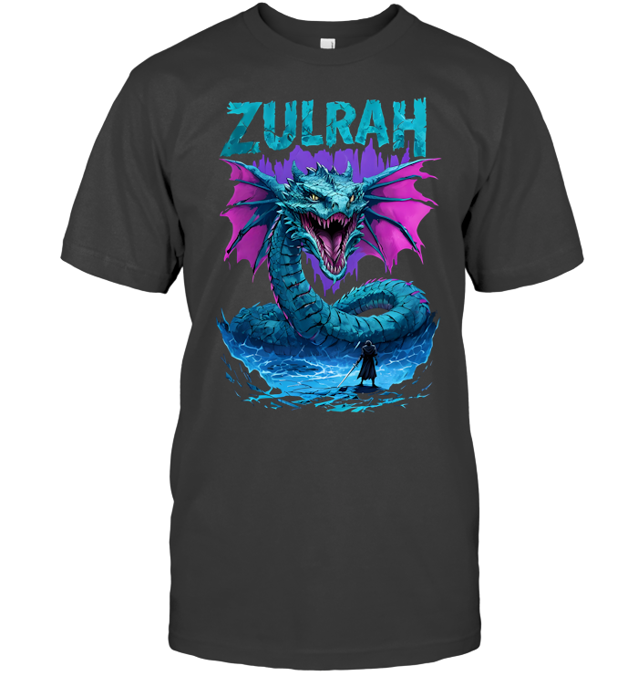 Runescape Zulrah T-Shirt - EVYBT1142 (White shirt)