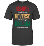 Remove Reverse Reclaim Protest Shirt - ECOBT1427 (Black Shirt)