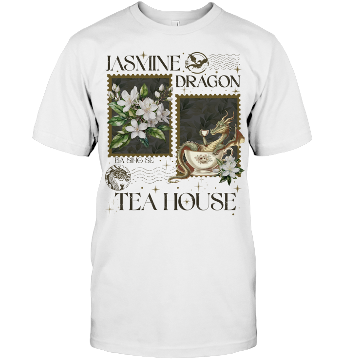 Jasmine Dragon Tea Shop Shirt - ECOLD86 (White Shirt)