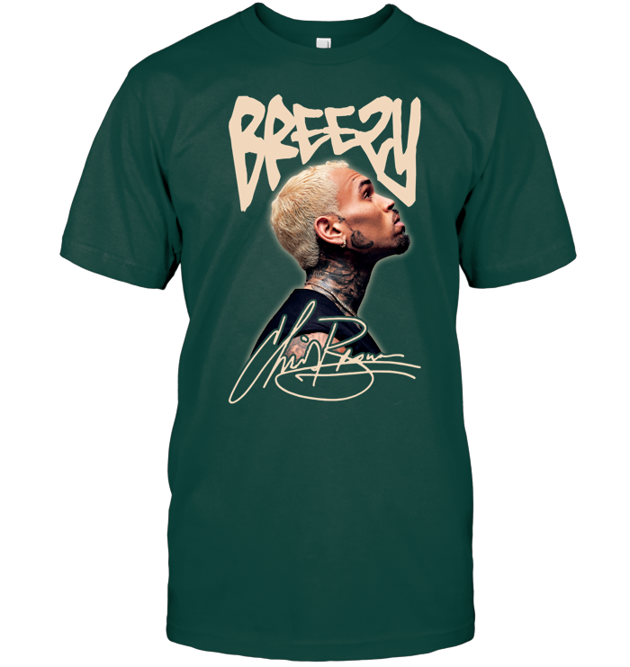 Chris Brown Breezy Bowl Tour Shirt - ECOTR4080 (Black Shirt)