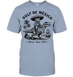 Gulf of Mexico Funny Pirate Cat Shirt - EVYBT1231 (White Shirt)