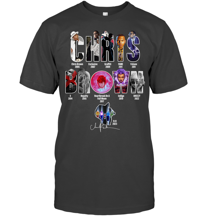 2025 Chris Brown Tour Breezy Bowl XX T-Shirt - ECOTR4063 (Black Shirt)