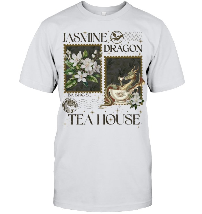 Jasmine Dragon Tea Shop Shirt - ECOLD86 (White Shirt)
