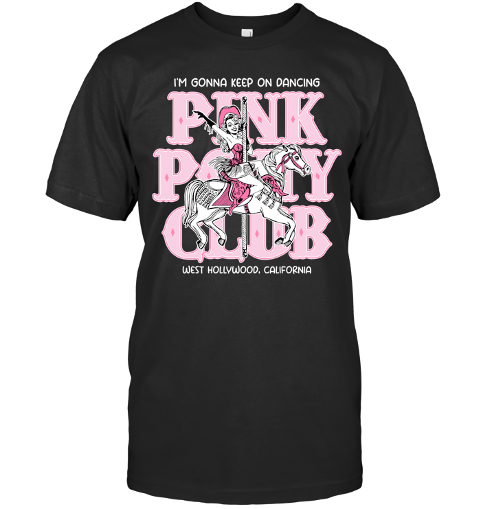 Pink Pony Club Tee - EVYBT349 (Black Shirt)