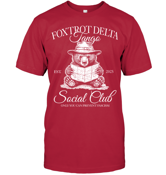 Foxtrot Delta Tango Shirt - ECOBT1348 (Black Shirt)