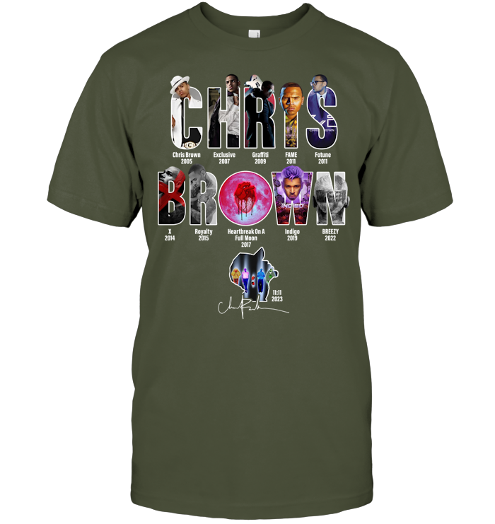 2025 Chris Brown Tour Breezy Bowl XX T-Shirt - ECOTR4063 (Black Shirt)