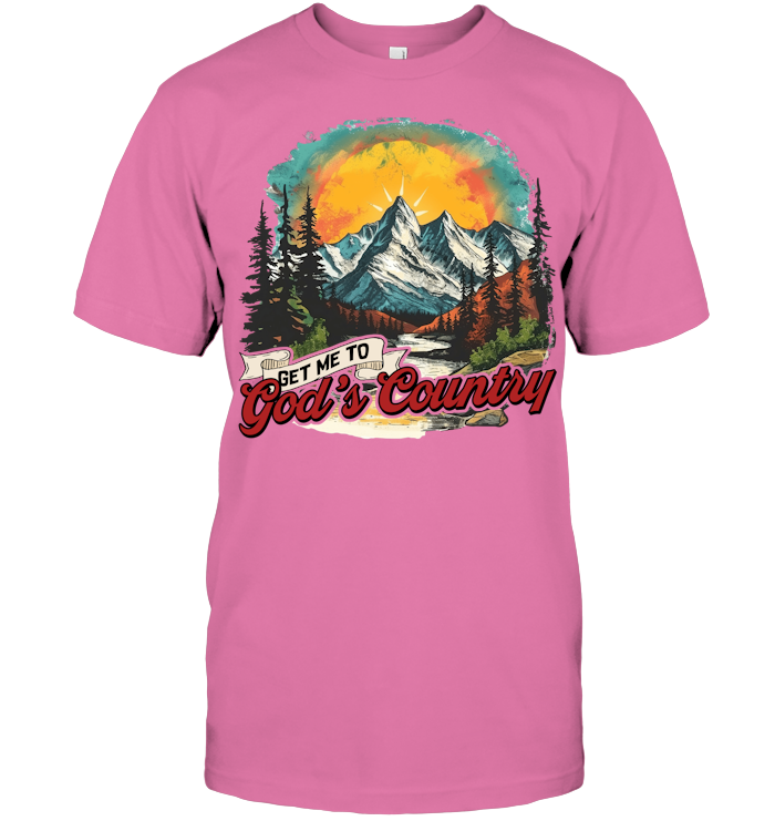 Get Me To God’s Country Shirt - ECOTR4107 (White Shirt)