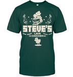 Steves Lava Chicken Restaurant Graphic Tee - ECOLD101 (Black Shirt)