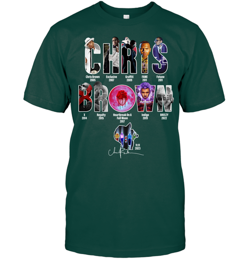 2025 Chris Brown Tour Breezy Bowl XX T-Shirt - ECOTR4063 (Black Shirt)