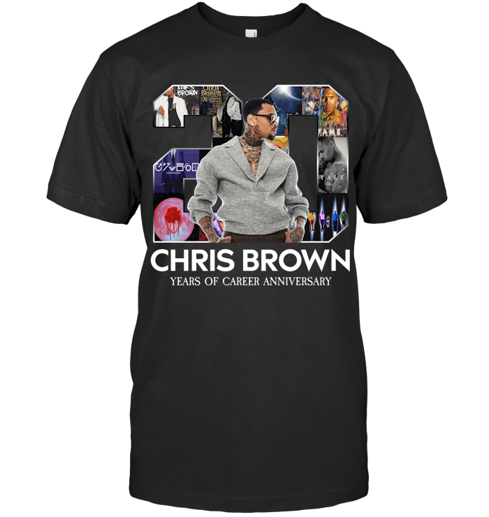 Chris Brown Breezy Bowl XX Tour T-Shirt - ECOBT1415 (Black Shirt)