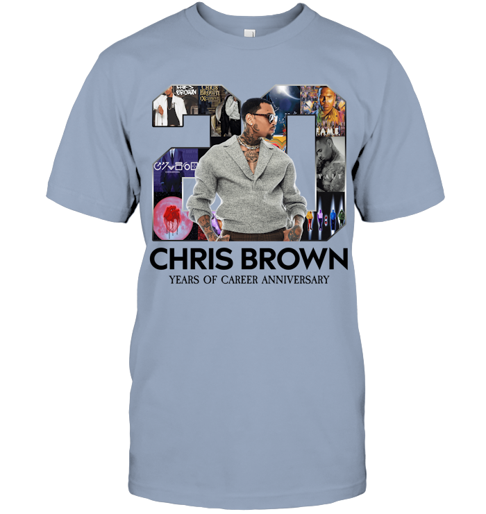 Chris Brown Breezy Bowl XX Tour T-Shirt - ECOBT1415 (White Shirt)