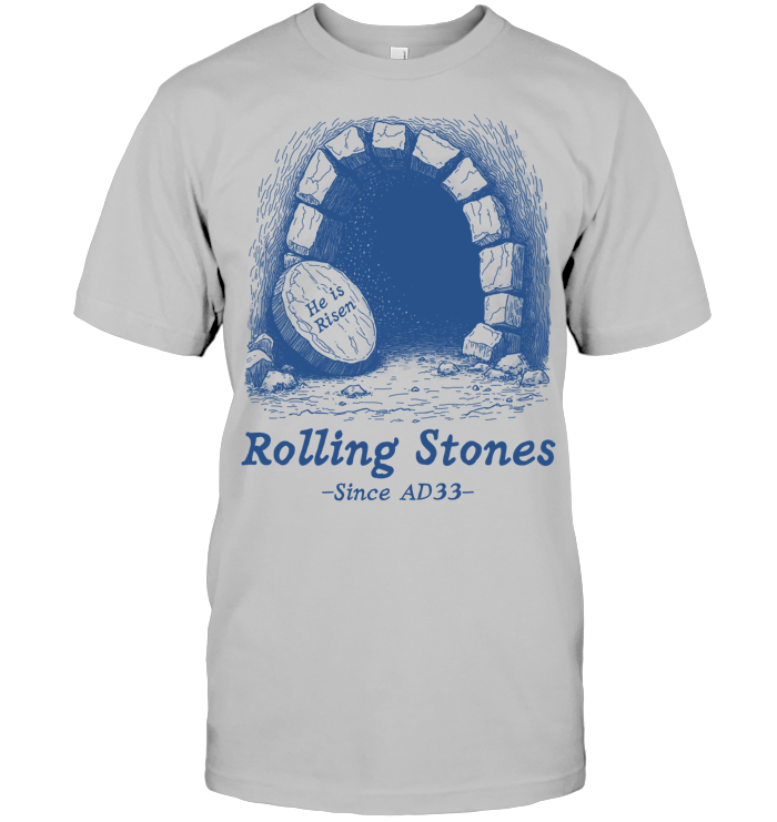 Rolling Stones Since AD33 Shirt - ECOBT1310 (White Shirt)