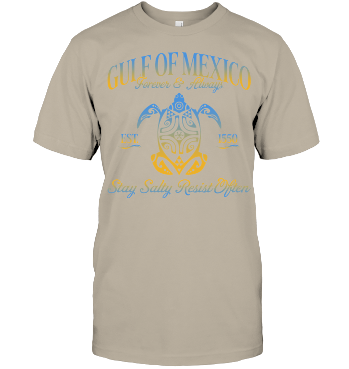 Gulf of Mexico V-neck Tee - EVYTR3849 (Black Shirt)