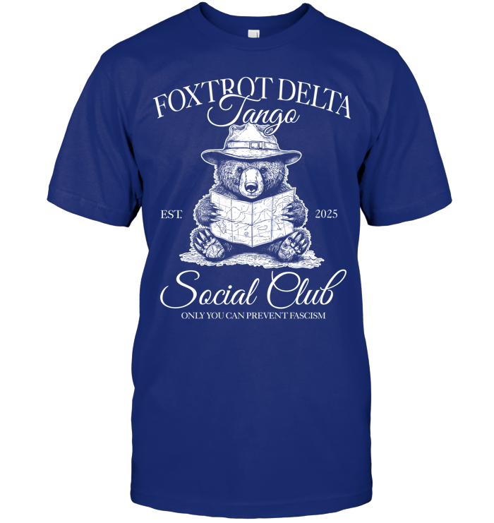 Foxtrot Delta Tango Shirt - ECOBT1348 (Black Shirt)