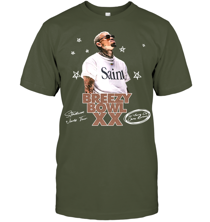 Chris Brown Tour Shirt - ECOLD363 (Black Shirt)