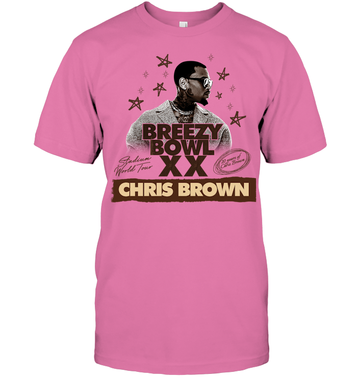 Chris Brown Merch 2025 Shirt - ECOBT1406 (Brown - White Shirt)