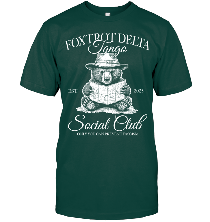 Foxtrot Delta Tango Shirt - ECOBT1348 (Black Shirt)