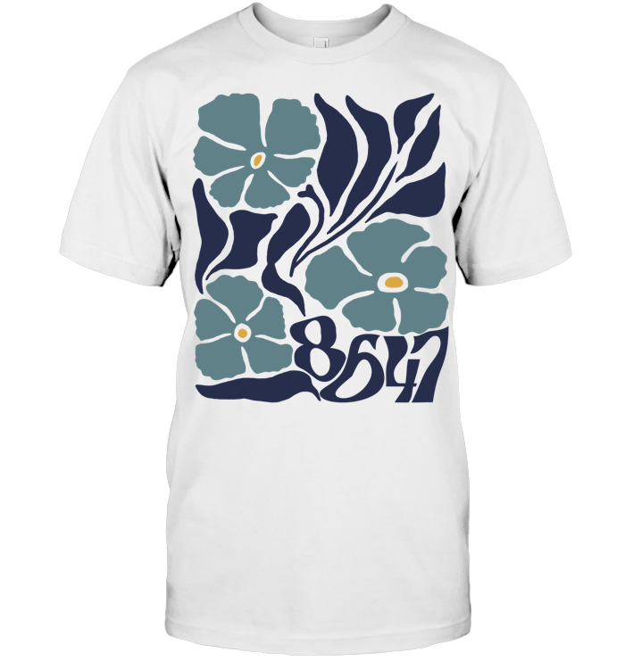 Retro 8647 Anti Trump Shirt - ECOTR4009 (White Shirt)