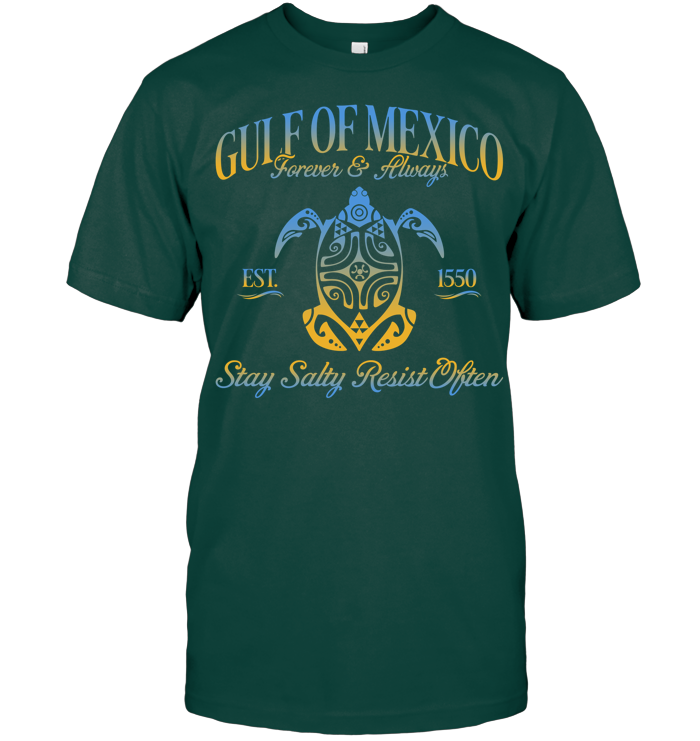 Gulf of Mexico V-neck Tee - EVYTR3849 (Black Shirt)