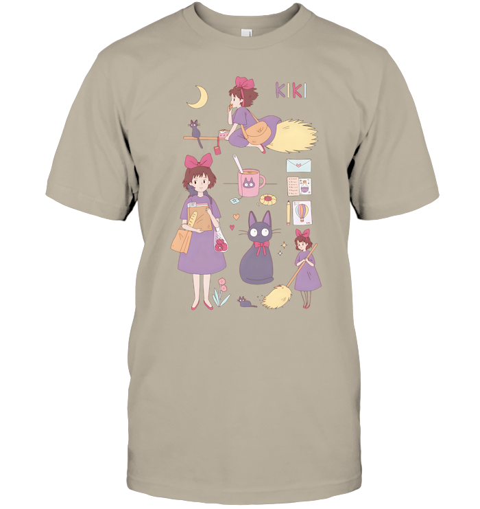 Kikis Delivery Service Jiji Shirt - ECOBT1411 (White Shirt)