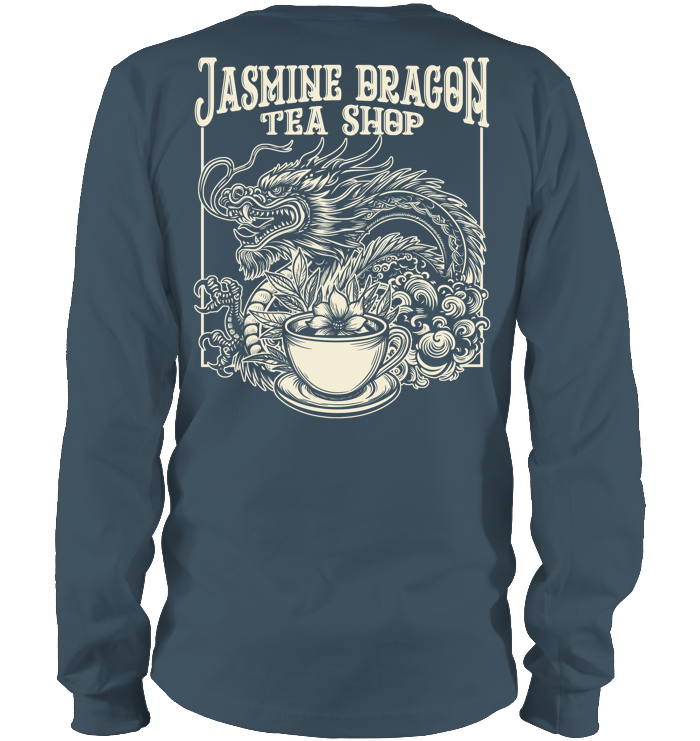 Jasmine Dragon Tea House Sweatshirt - ECOTR3933 (Black Shirt)