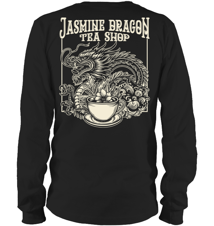 Jasmine Dragon Tea House Sweatshirt - ECOTR3933 (Black Shirt)