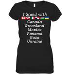 Anti Trump MAGA V-neck Tee - EVYBT1255 (Black)