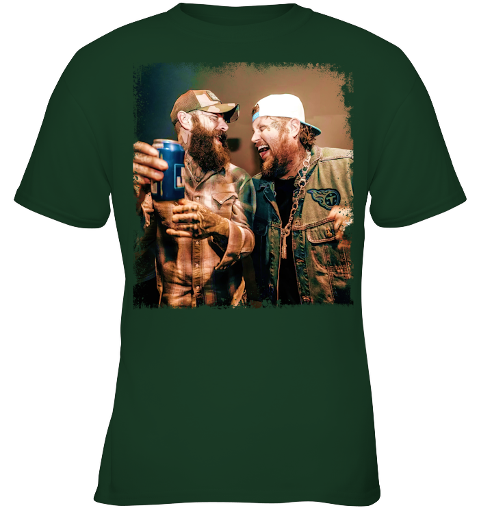 Post Malone Jelly Roll Concert Tour Shirt - ECOLD196 (Black Shirt)