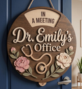 Personalized Doctor Office Sign detail