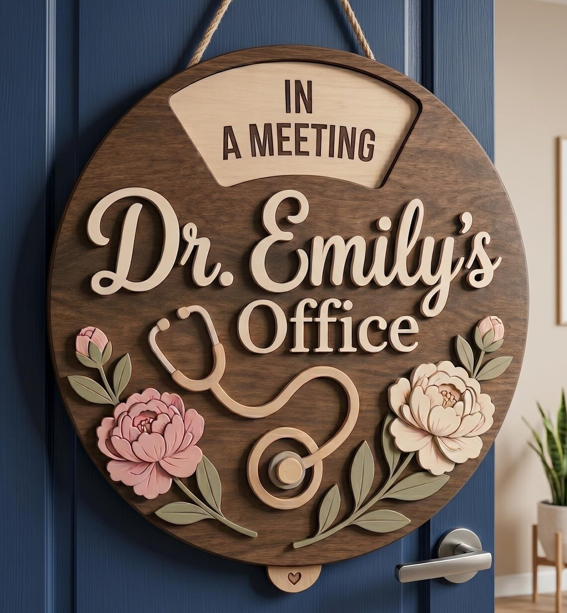 Personalized Doctor Office Sign detail