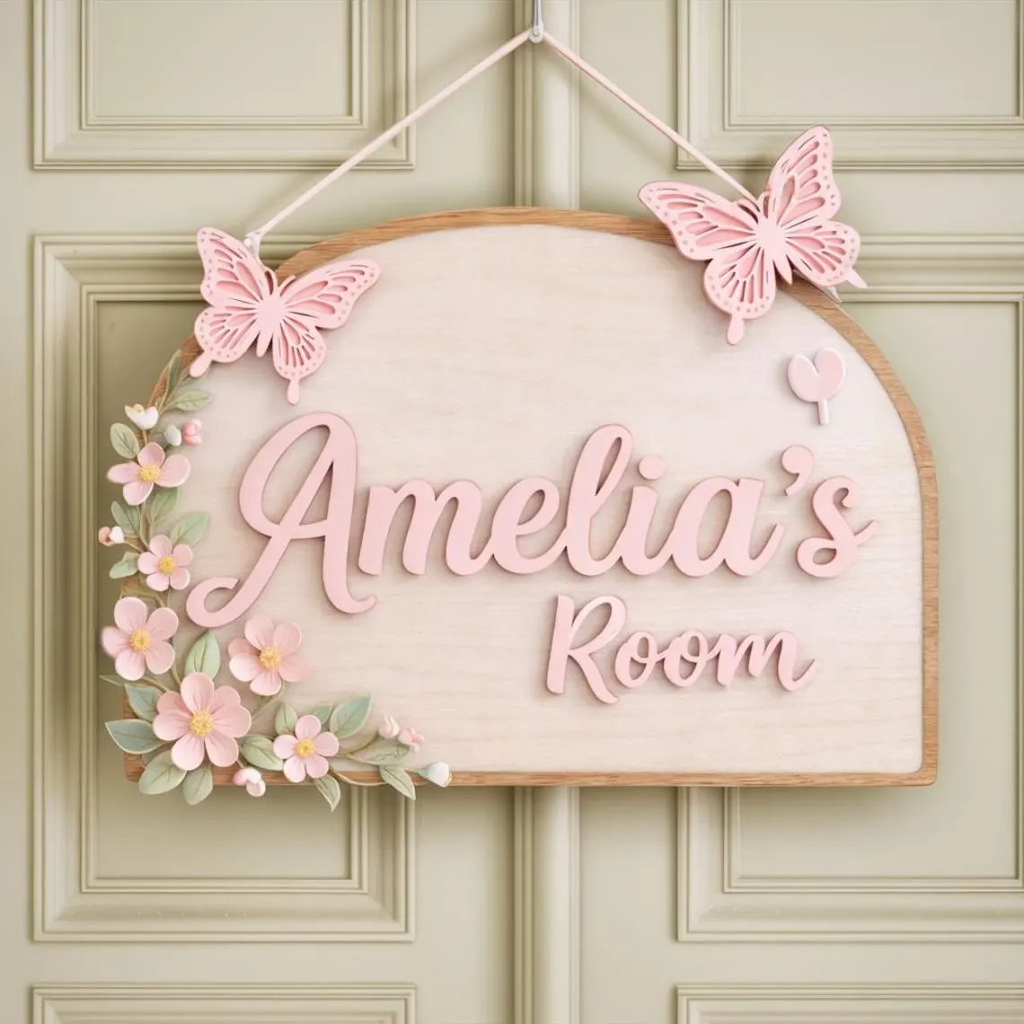 Personalized Girl Nursery Sign for nursery decor