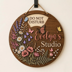 Personalized Office Status Sign for workspace privacy