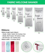 Personalized Wedding Welcome Sign - Sheer Lace Banner