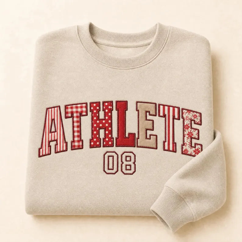 Personalized varsity sweatshirt for campus style