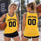Custom Sleeveless Basketball Jersey - Personalized Name & Number Mesh Team Shirt