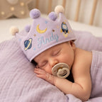 Personalized Astronaut Birthday Crown - Space Theme Baby Party Hat