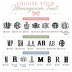 Personalized Sibling Pillow Cover - Gingham Monogram with Brother and Sister Names